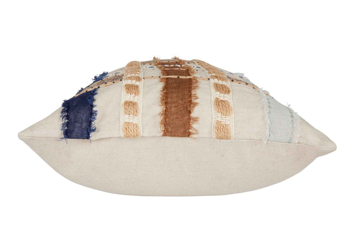 ML Stratton Blue Multi Multiple Sizes Throw Pillow (Set of 2) by Classic Home at Eve Furniture