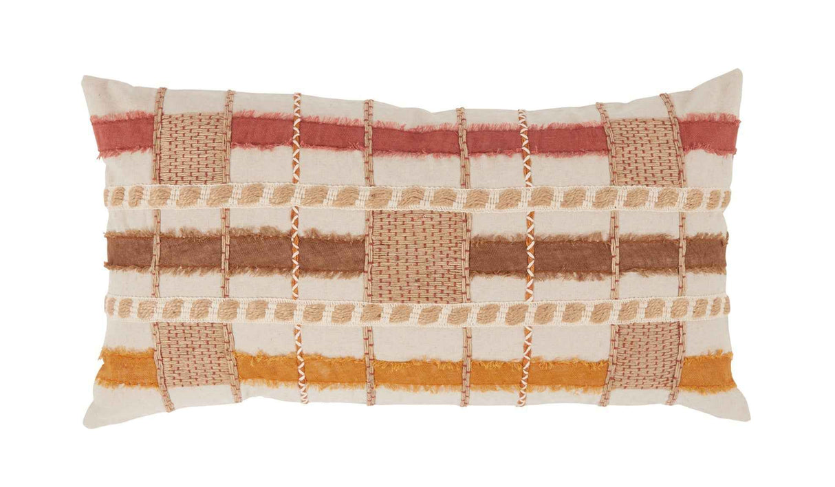 ML Stratton Clay Multi Multiple Sizes Throw Pillow (Set of 2) by Classic Home at Eve Furniture