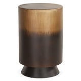 Moab 15" Side Table in Oxidized Brass by Home Trends & Design at Eve Furniture