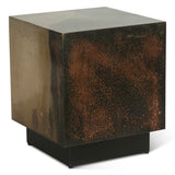 Moab 20" Side Table in Oxidized Copper by Home Trends & Design at Eve Furniture