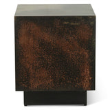 Moab 20" Side Table in Oxidized Copper by Home Trends & Design at Eve Furniture