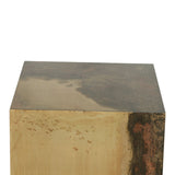 Moab 20" Side Table in Oxidized Copper by Home Trends & Design at Eve Furniture
