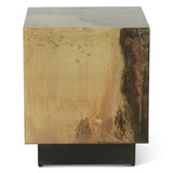 Moab 20" Side Table in Oxidized Copper by Home Trends & Design at Eve Furniture