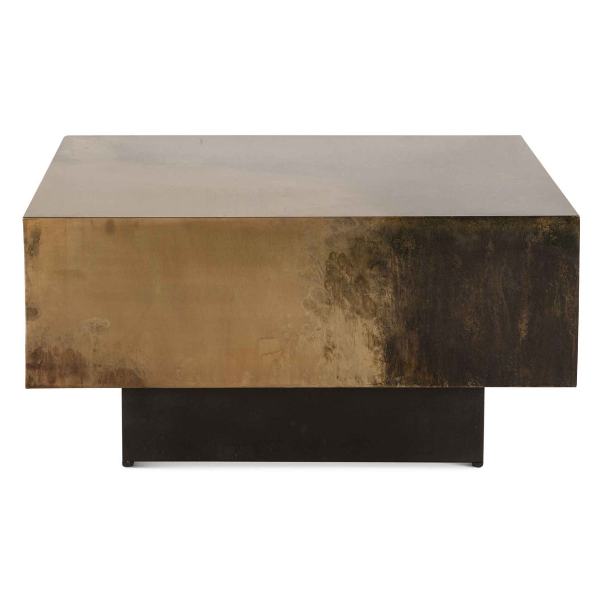 Moab 35" Coffee Table in Oxidized Copper by Home Trends & Design at Eve Furniture