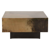 Moab 35" Coffee Table in Oxidized Copper by Home Trends & Design at Eve Furniture
