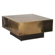 Moab 35" Coffee Table in Oxidized Copper by Home Trends & Design at Eve Furniture