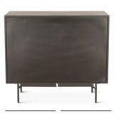 Moab 39" Bar Cabinet in Oxidized Black by Home Trends & Design at Eve Furniture