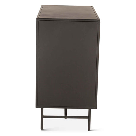 Moab 39" Bar Cabinet in Oxidized Black by Home Trends & Design at Eve Furniture