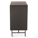 Moab 39" Bar Cabinet in Oxidized Black by Home Trends & Design at Eve Furniture