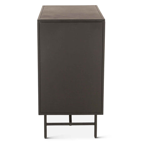 Moab 39" Bar Cabinet in Oxidized Black by Home Trends & Design at Eve Furniture