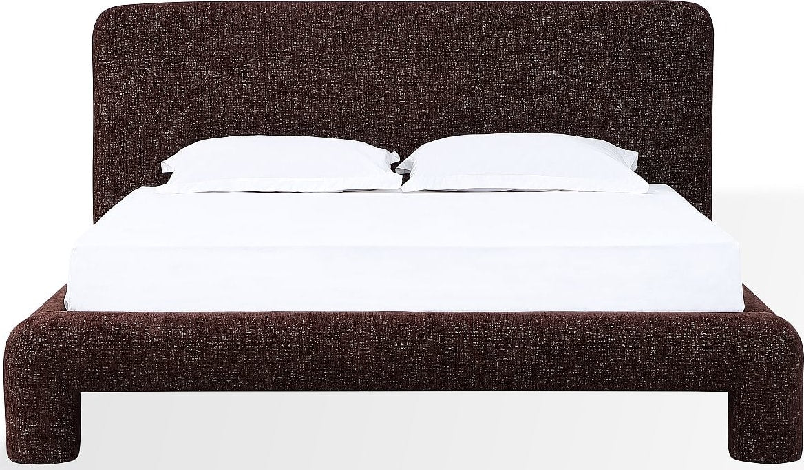 Mocoa Mongoose King Fully Upholstered Platform Bed by Modus Furniture at Eve Furniture