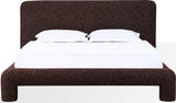 Mocoa Mongoose King Fully Upholstered Platform Bed by Modus Furniture at Eve Furniture