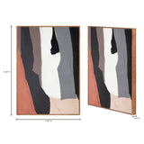 Moda Multicolor 2 Framed Painting by Moe's Home at Eve Furniture