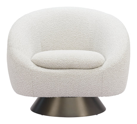 Modan Misty Gray Swivel Chair by Zuomod at Eve Furniture