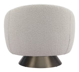 Modan Misty Gray Swivel Chair by Zuomod at Eve Furniture