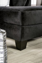 Modbury Black Sectional by Furniture of America at Eve Furniture