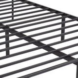 Modern Black Cal King Platform Bed Frame by Malouf at Eve Furniture