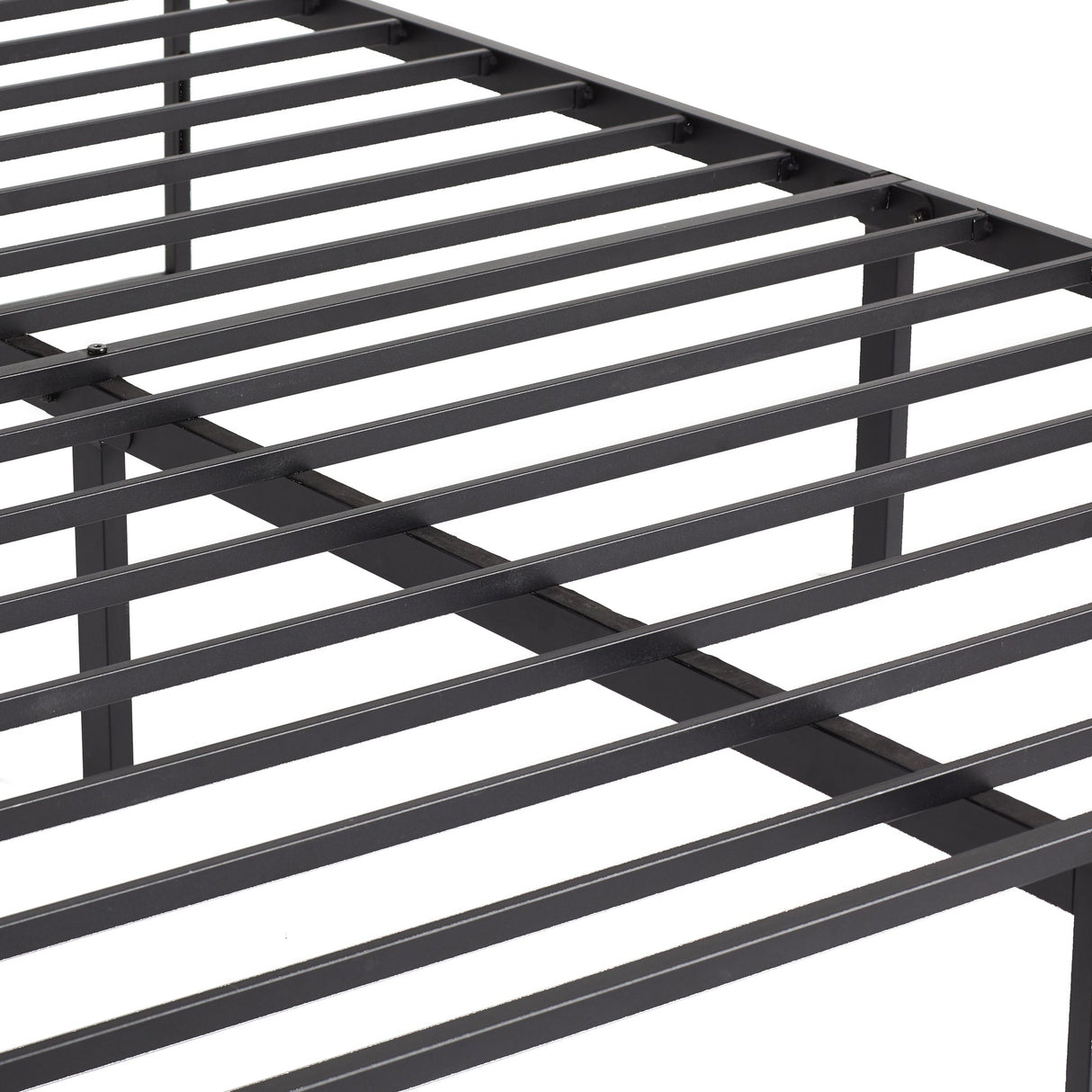 Modern Black Full Platform Bed Frame by Malouf at Eve Furniture