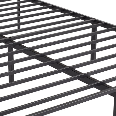 Modern Black King Platform Bed Frame by Malouf at Eve Furniture