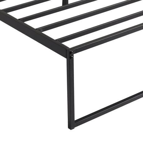 Modern Black King Platform Bed Frame by Malouf at Eve Furniture