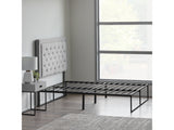 Modern Black King Platform Bed Frame by Malouf at Eve Furniture