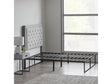 Modern Black Twin Platform Bed Frame by Malouf at Eve Furniture