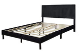 Modern Black Full Platform Bed by Happy Homes at Eve Furniture