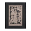 Modern Work 1 by Mercana Studio a Hand Embellished Textured Framed Art Print Matted under Glass by Mercana at Eve Furniture