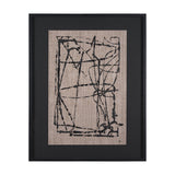 Modern Work 1 by Mercana Studio a Hand Embellished Textured Framed Art Print Matted under Glass by Mercana at Eve Furniture