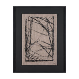 Modern Work 2 by Mercana Studio a Hand Embellished Textured Framed Art Print Matted under Glass by Mercana at Eve Furniture