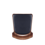 Moderno Stackable Dining Chair in Walnut and Black (Set of 2) by Manhattan Comfort at Eve Furniture