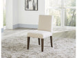 Modesto Upholstered Side Chair in Abalone Linen and French Roast (Set of 2) by Modus Furniture at Eve Furniture