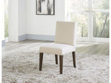 Modesto Upholstered Side Chair in Abalone Linen and French Roast (Set of 2) by Modus Furniture at Eve Furniture
