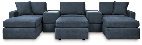 Modmax Ink 5-Piece Sectional with Ottoman by Ashley at Eve Furniture