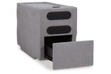 Modmax Granite 3-Piece Performance Fabric Sectional by Ashley at Eve Furniture