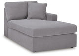 Modmax Granite 3-Piece Sectional Sofa Storage Chaise by Ashley at Eve Furniture