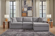 Modmax Granite 3-Piece Sectional Sofa Storage Chaise by Ashley at Eve Furniture