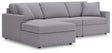 Modmax Granite 3-Piece Sectional Sofa Storage Chaise by Ashley at Eve Furniture