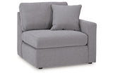 Modmax Granite 4-Piece Sectional with LAF Chaise by Ashley at Eve Furniture