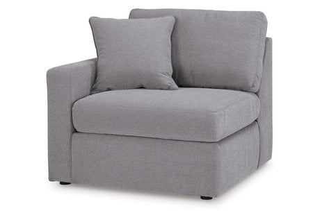 Modmax Granite 4-Piece Sectional with RAF Chaise by Ashley at Eve Furniture