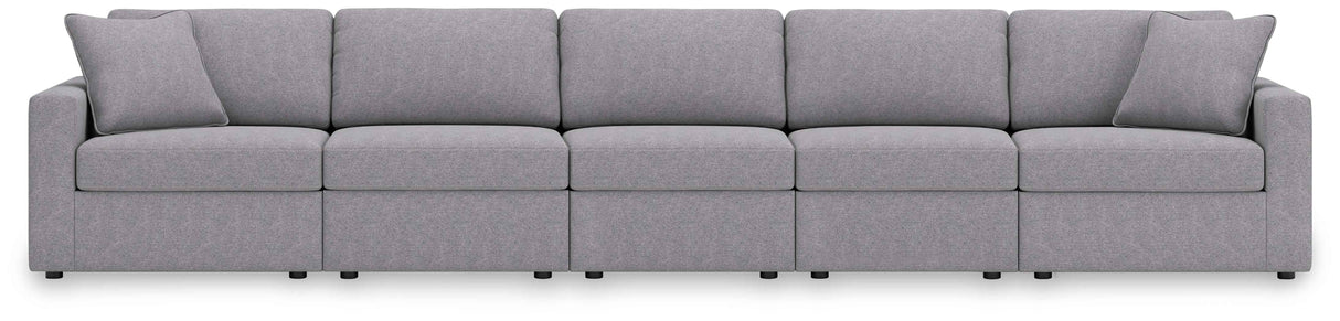 Modmax Granite 5-Piece Sectional by Ashley at Eve Furniture