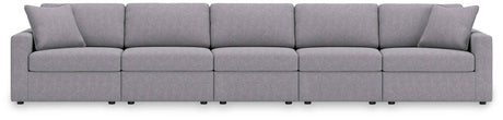 Modmax Granite 5-Piece Sectional by Ashley at Eve Furniture