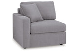 Modmax Granite 6-Piece Performance Fabric Sectional by Ashley at Eve Furniture