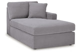 Modmax Granite 6-Piece Performance Fabric Sectional by Ashley at Eve Furniture