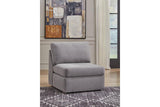 Modmax Granite 6-Piece Sectional with RAF Chaise by Ashley at Eve Furniture