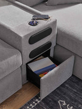 Modmax Granite 8-Piece Sectional by Ashley at Eve Furniture