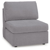 Modmax Granite 8-Piece Sectional with RAF Storage Chaise and Audio Consoles by Ashley at Eve Furniture