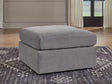 Modmax Granite Oversized Accent Ottoman by Ashley at Eve Furniture