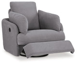 Modmax Granite Swivel Glider Chair by Ashley at Eve Furniture