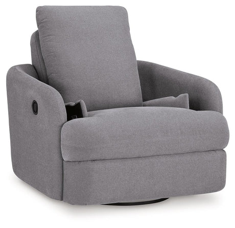 Modmax Granite Swivel Glider Chair by Ashley at Eve Furniture